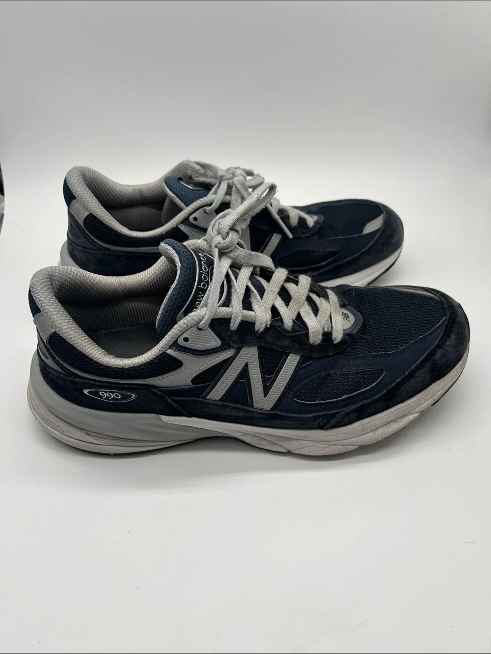 New Balance Men's 990 Sneaker Navy Suede Mens Size 10.5 990NV6 USA